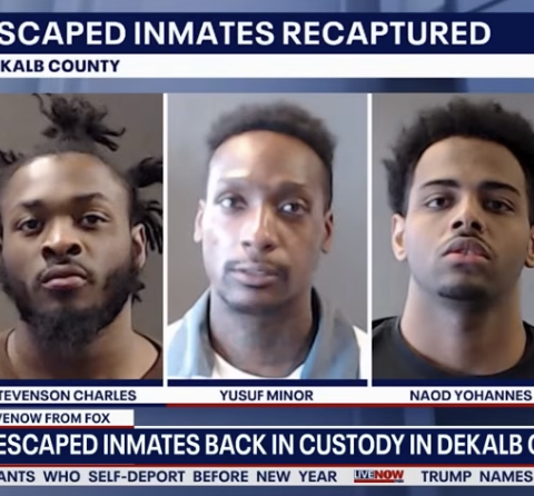 Escaped Georgia inmate's mugshots